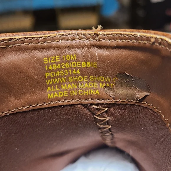 MIA Jody Chelsea leather slip on ankle boots size 10 - Picture 9 of 12